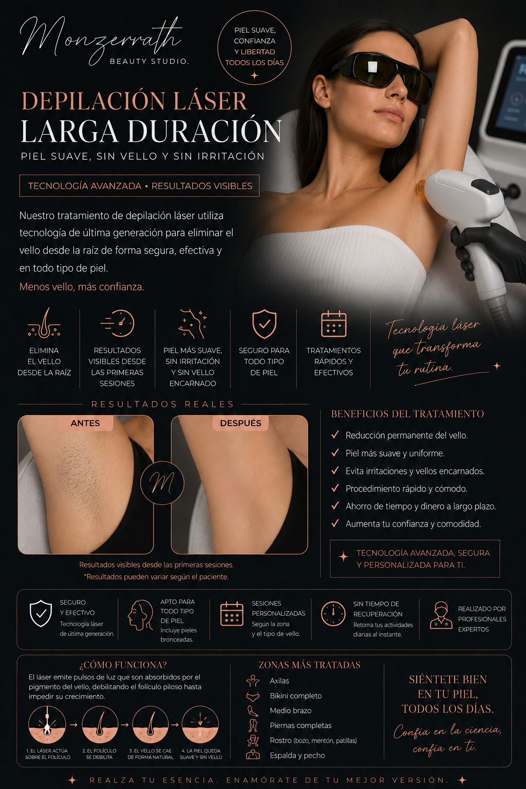 Depilación láser (facial y corporal)